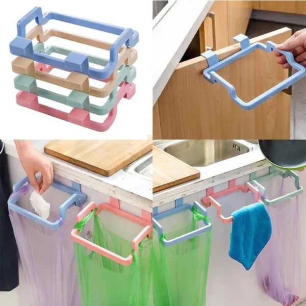 trash bin bag holder