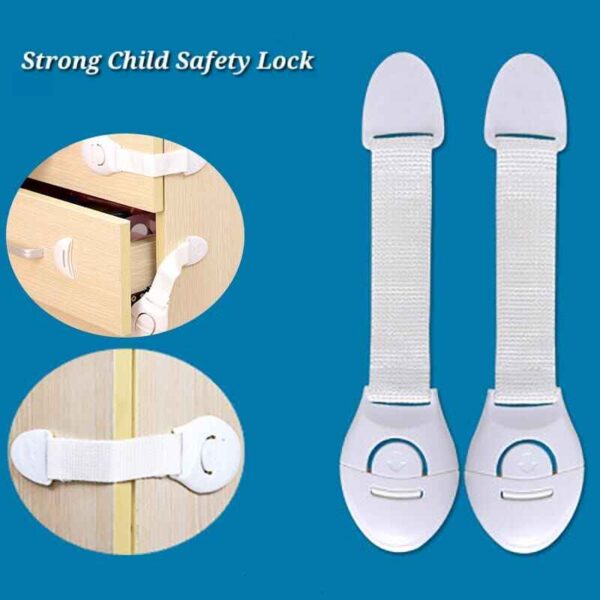 Child Safety Cabinet/Door Strong Lock Straps